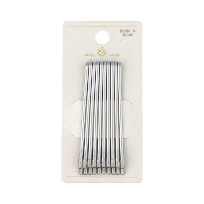ヘアピン マット メタル ストレート チドリピン 10本 セットピン 日本製
