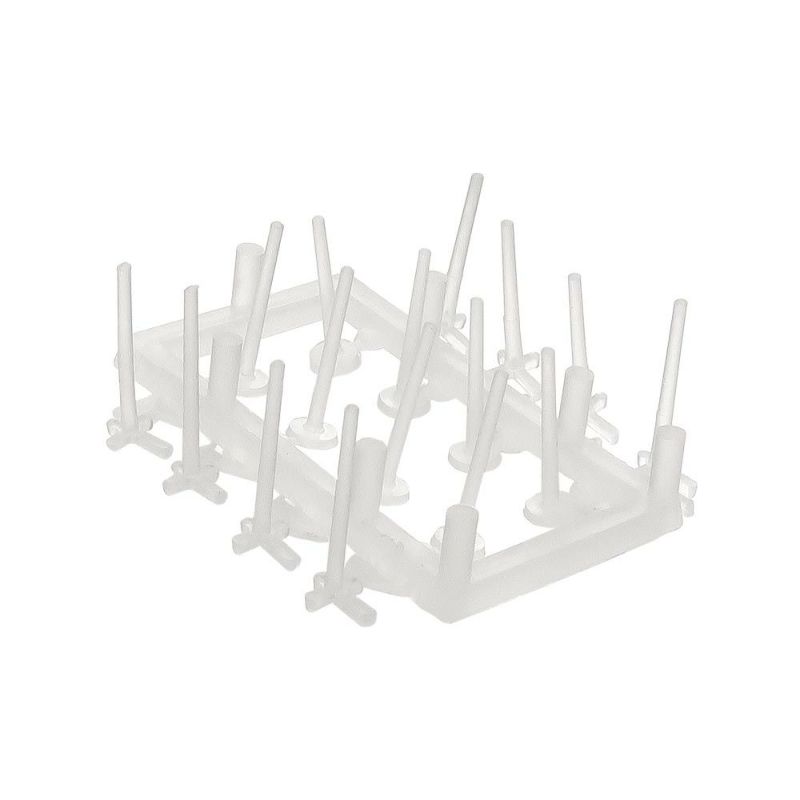 クリアピアス 透明ピアス クロス+フラット 16本