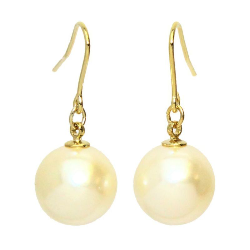 ピアス ニッケルフリー 10mm パール フックピアス