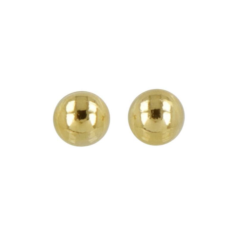 ピアス ニッケルフリー メタル 釈迦玉ボール 5mm スタッドピアス