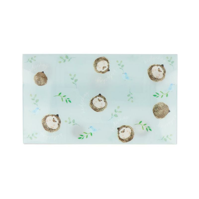 マスクケース ハリネズミ イラスト コンパクト&抗菌 お洒落にエチケット スーパークリア抗菌シート使用 不織布マスク専用