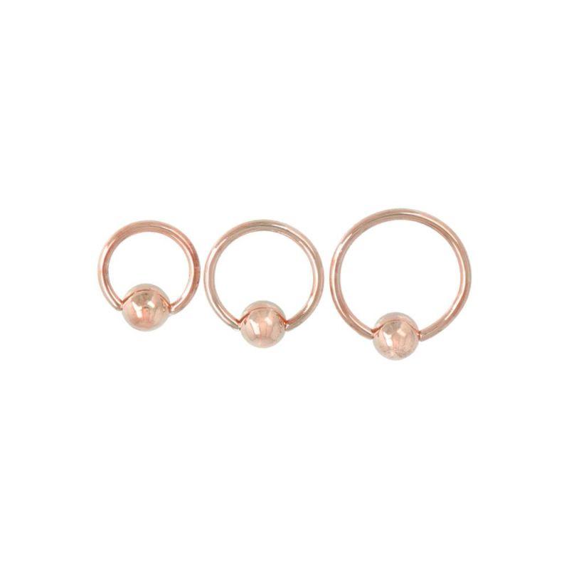 ボディピアス ステンレス 16G キャプティブリング 3個セット