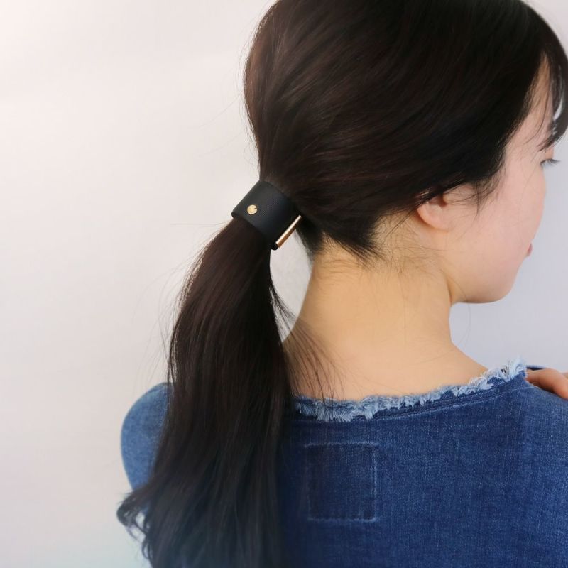 ヘアカフ グログラン クラップカフ ニッケルフリー チャーム付き