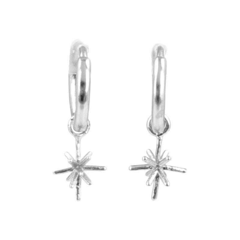 【LIMITED NUMBER】MOON ピアス ニッケルフリー ブライトスター ミニフープピアス