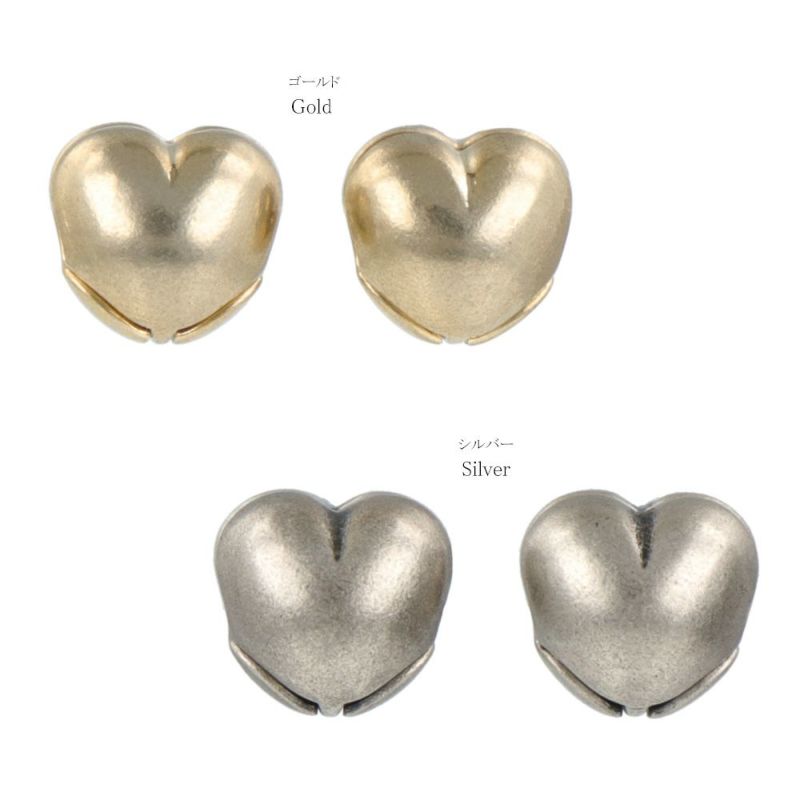 【LIMITED NUMBER】ハート フープ マグネットカフ イヤリング ニッケルフリー