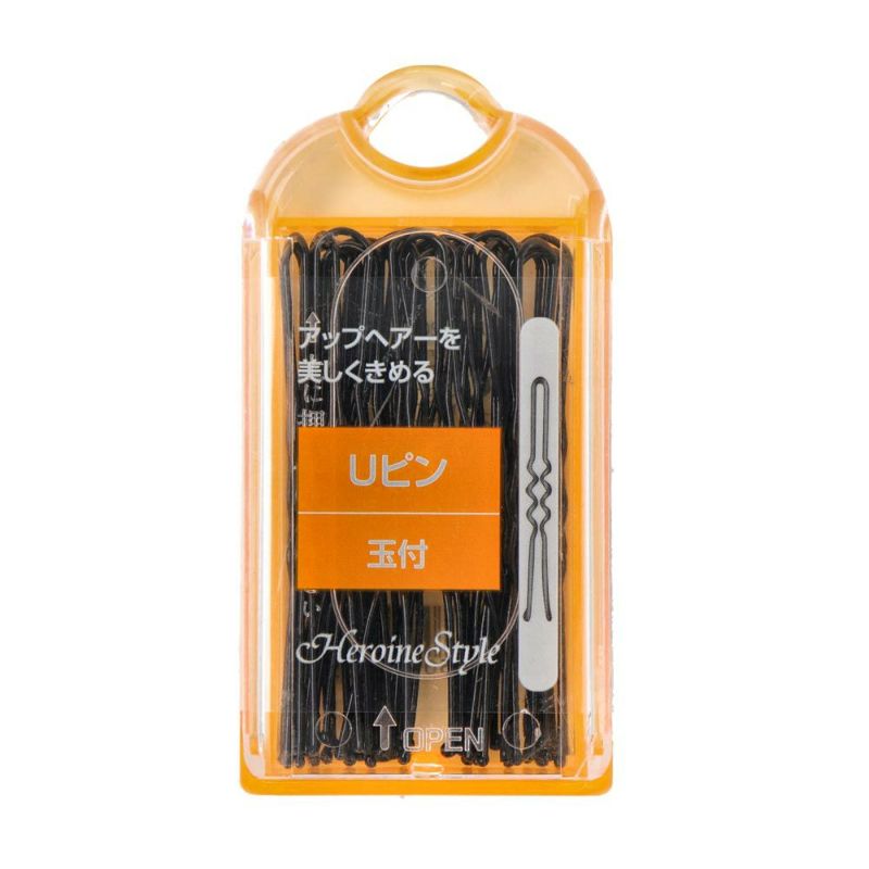 ヘアアクセサリー Uピン 玉付 アップヘアーを美しくきめる