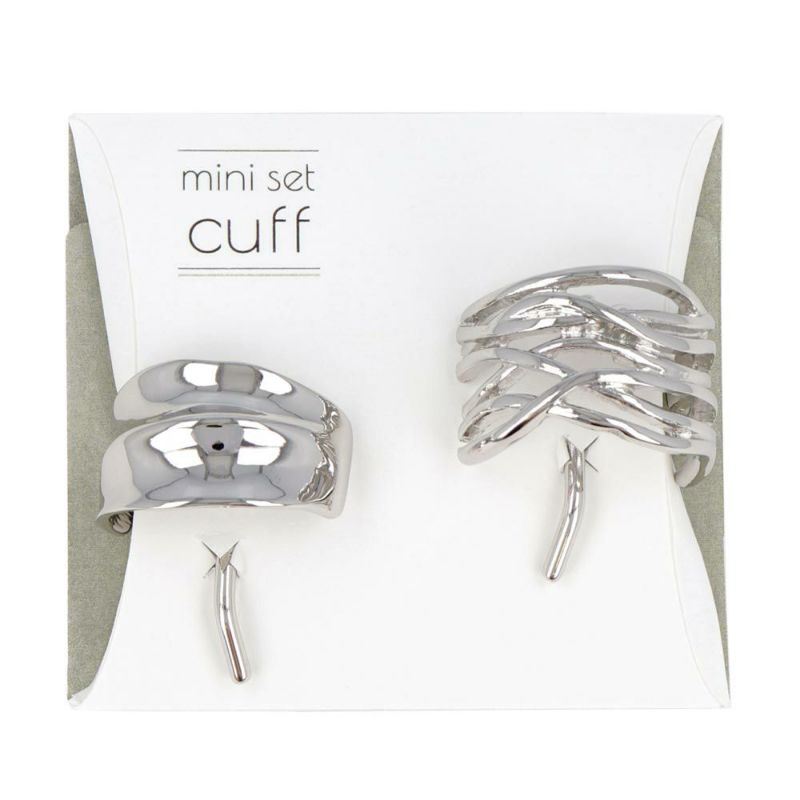 ヘアカフ ニッケルフリー メタル 2個 ミニセットカフ ポニーフック