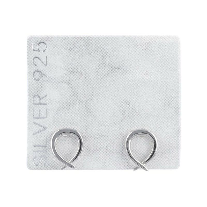 ピアス ニッケルフリー シルバー925 ロール ポストピアス