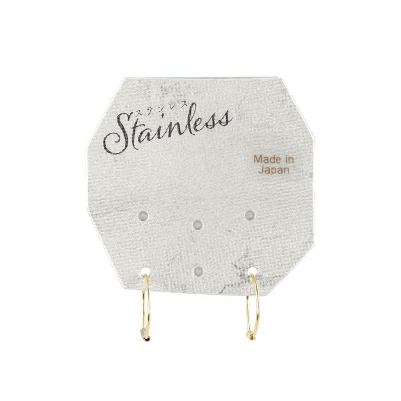 ピアス ステンレス 1cm シームレスリング フープピアス