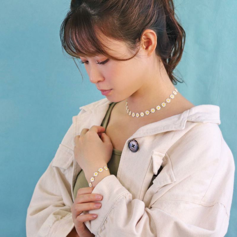 OUTLET 70%OFF|ネックレス ニッケルフリー マーガレット パール ショートネックレス