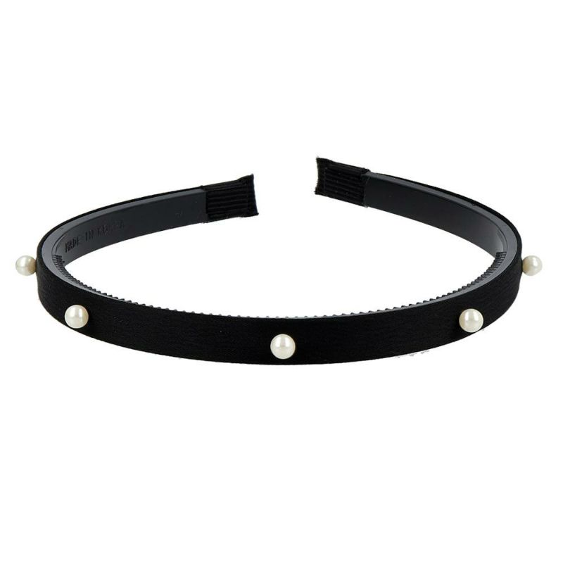 カチューシャ カラー パール 細めタイプ