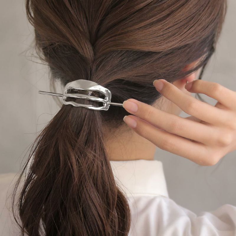 MajeCuff/マジェカフ マジェステみたいなヘアカフ メタル オーバル ウェーブ ライン