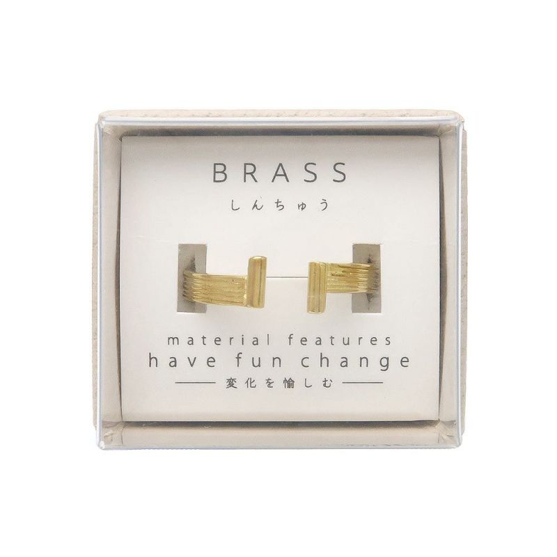 リング 経年変化 BRASS しんちゅう スイッチ フリーサイズ 指輪 ニッケルフリー ケース入り