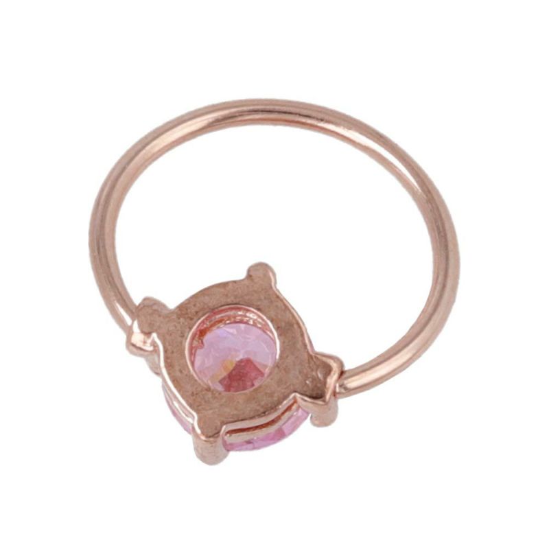 OUTLET 70%OFF|ボディピアス キュービックジルコニア 爪 キャプティブリング サージカルステンレス 18G 【1個販売】