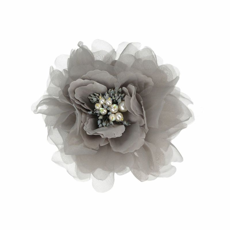 コサージュ グラデーションカラー フラワー ブローチピン&クリップ 2way仕様