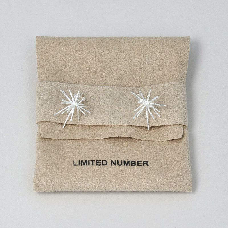 【LIMITED NUMBER】silver925 collection ブライトスター スタッドピアス ニッケルフリー ミニジュエリーポーチ付き