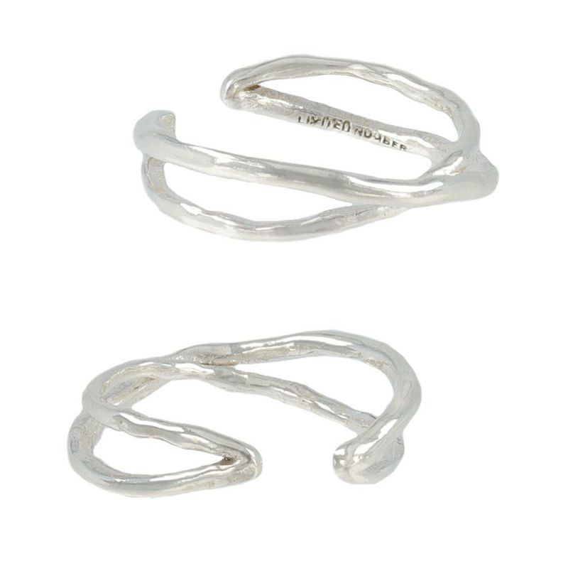 【LIMITED NUMBER】silver925 collection クロス リング フリーサイズ 指輪 ニッケルフリー ミニジュエリーポーチ付き
