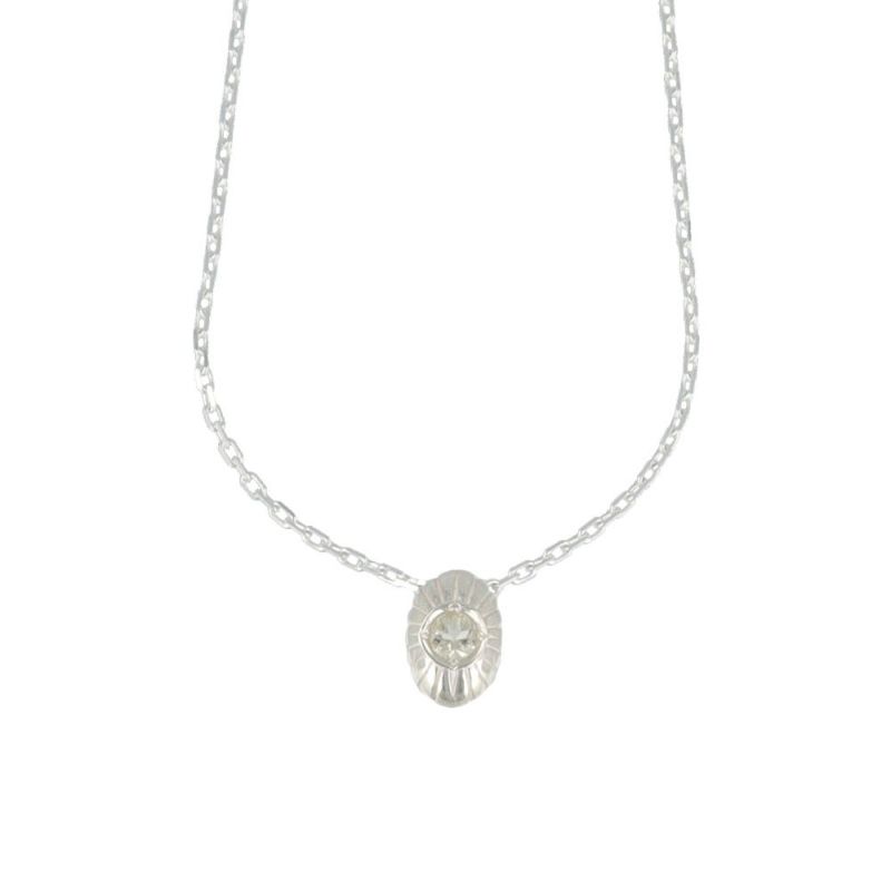 【Finobelle】minimal silver collection ネックレス ニッケルフリー シルバー925 フラワー レモンクォーツ ショートネックレス