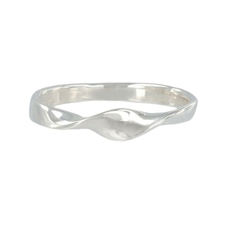 【Finobelle】Gris リング ニッケルフリー silver925 ツイスト 13号 指輪