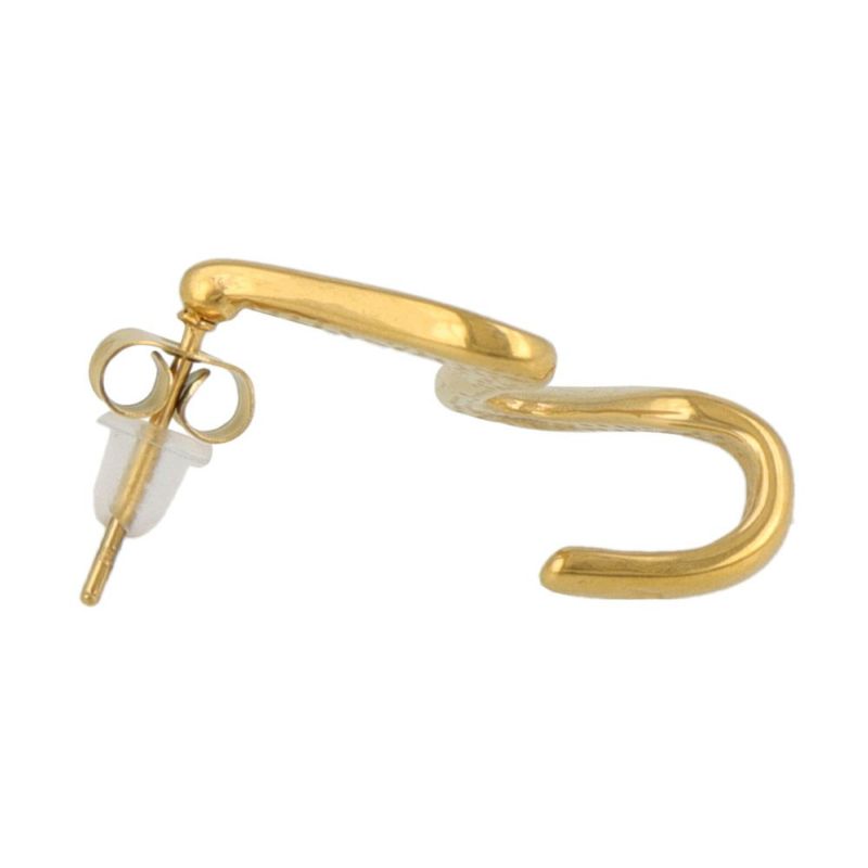 ピアス Errer series ステンレス ウェーブ ライン ステンレスポスト スタッドピアス