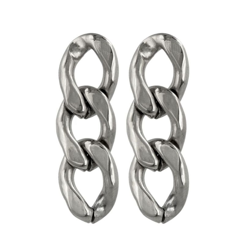 ピアス Errer series ステンレス チェーン ステンレスポスト スタッドピアス