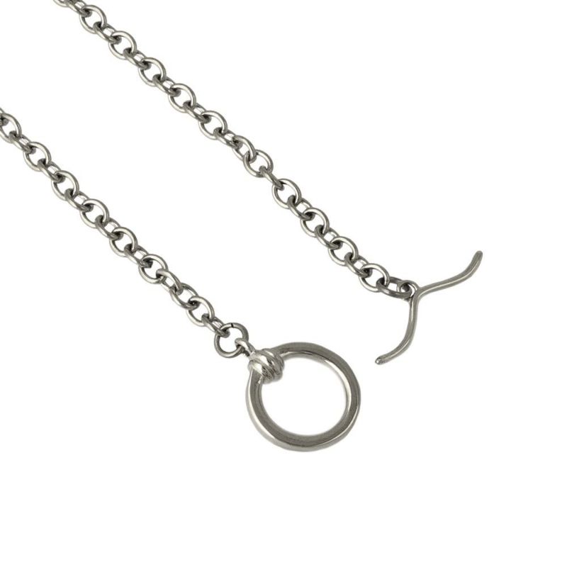 【Finobelle】Stainless Luxe ブレスレット サークル マンテル チェーンブレスレット