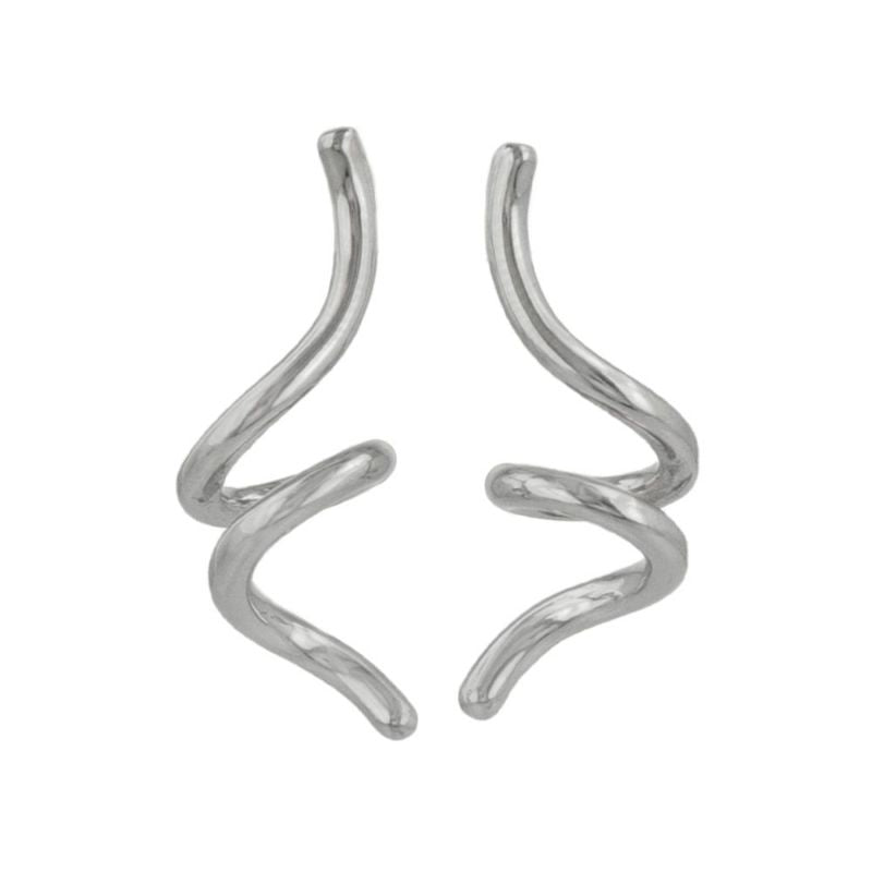 ピアス Errer series ステンレス ツイスト ライン ステンレスポスト スタッドピアス
