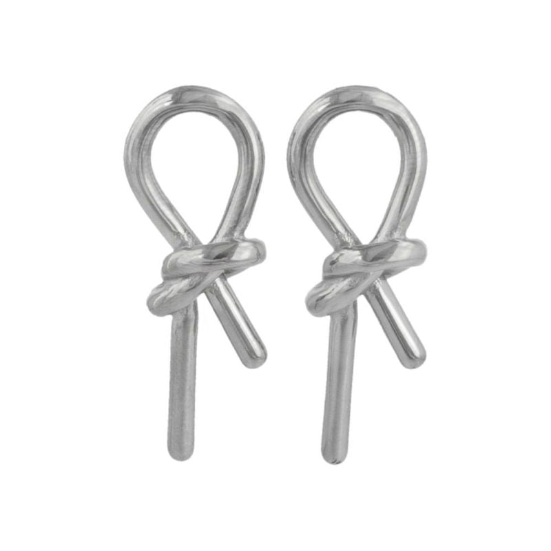 ピアス Errer series ステンレス ノット ライン ステンレスポスト スタッドピアス