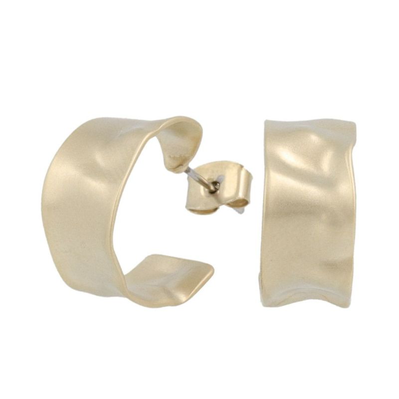 ピアス sable gold サブルゴールド ワイド ステンレスポスト C型 スタッドピアス