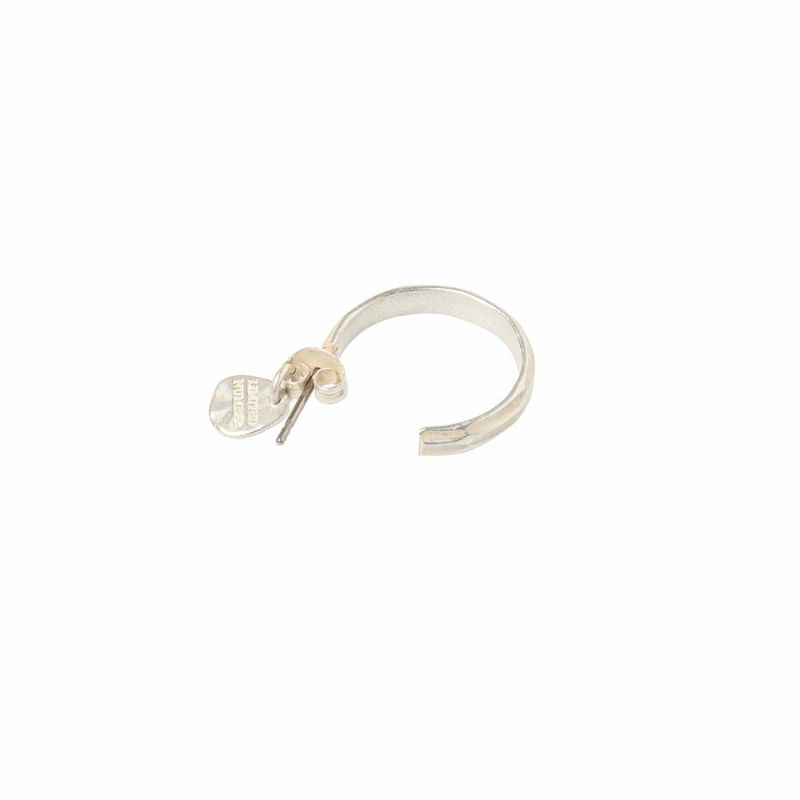 【LIMITED NUMBER】70's USAparts ピアス メタル カット チタンポスト C型 スタッドピアス