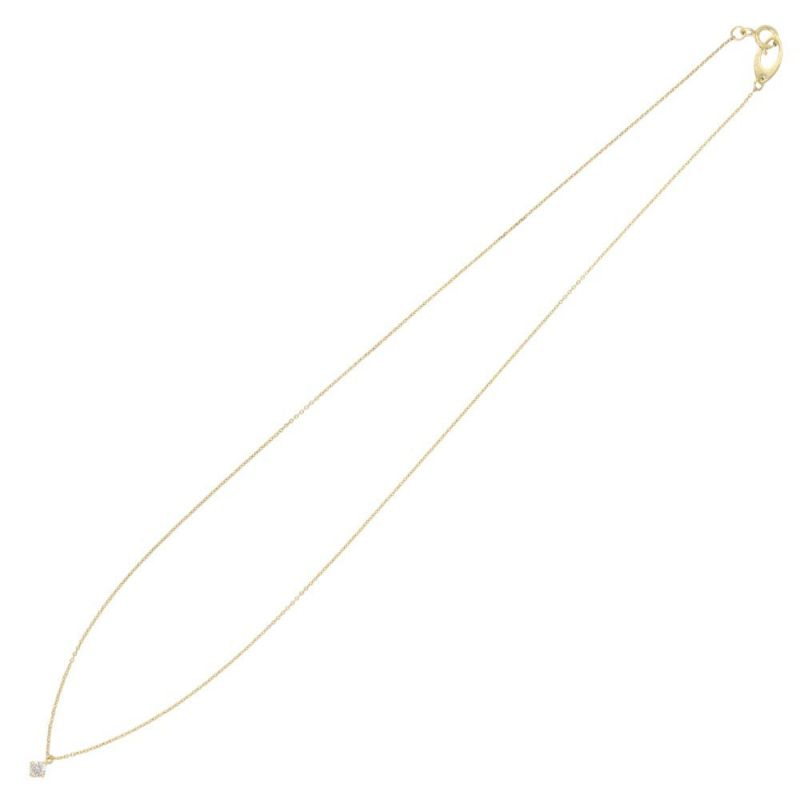ネックレス ニッケルフリー スーパーキュービックジルコニア 1粒 3mm プチネックレス