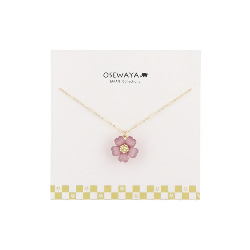 ネックレス ニッケルフリー 桜 メタル プチペンダント