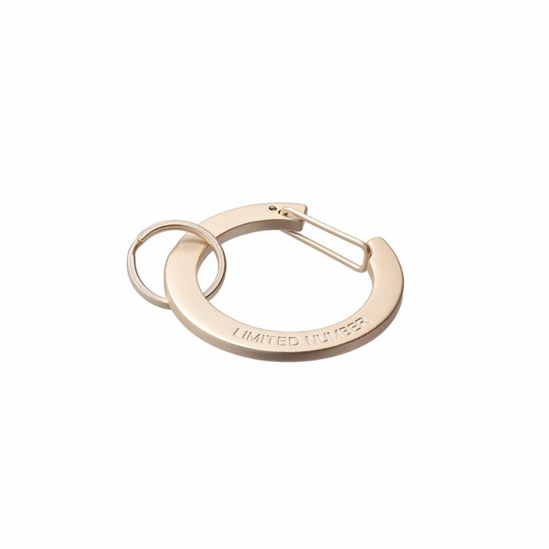 【LIMITED NUMBER】MELLOW-KEYCHARM サークル カラビナ キーリング キーチャーム ニッケルフリー