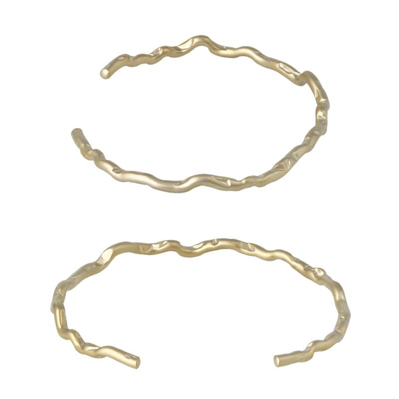 ブレスレット ニッケルフリー sable gold ニュアンス ハーフバングル