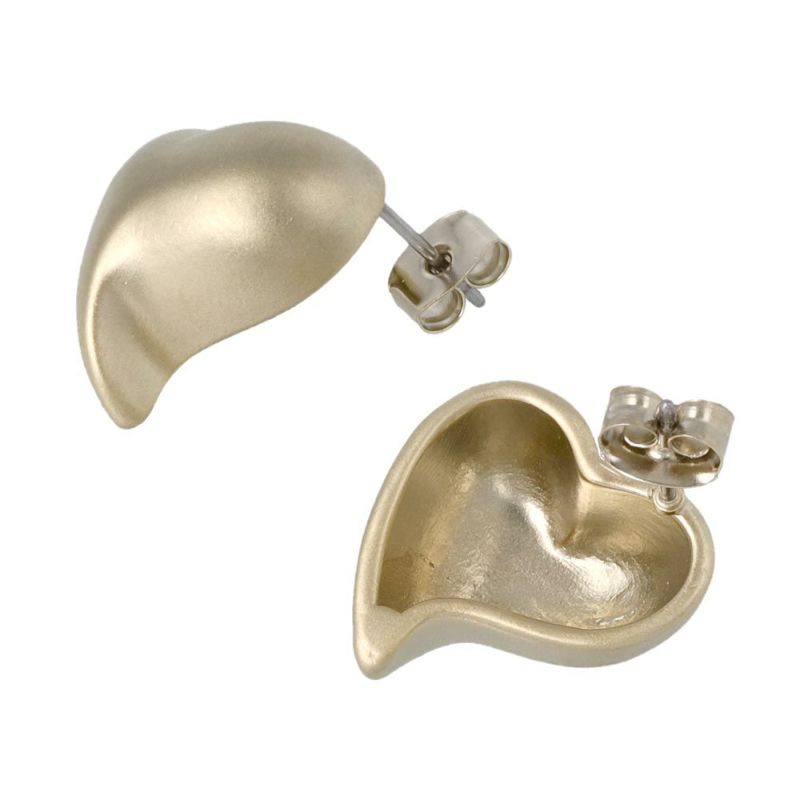 ピアス ニッケルフリー sable gold ハート ステンレスポスト スタッドピアス