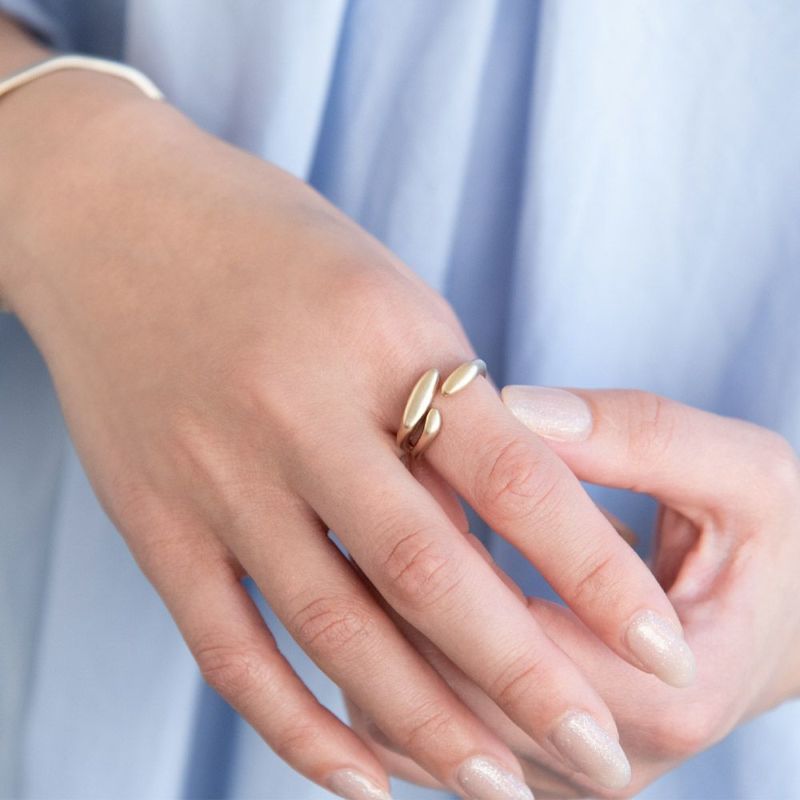 リング ニッケルフリー sable gold グリップ フリーサイズ 指輪