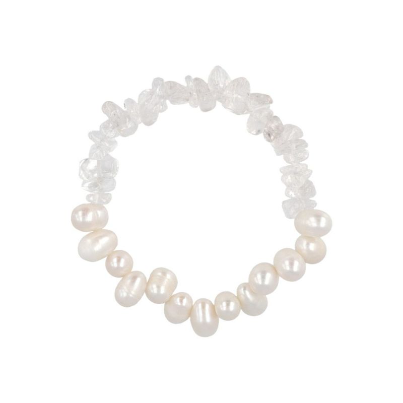 ヘアゴム kati バロックパール さざれクリスタル ヘアポニー ブレスポニー