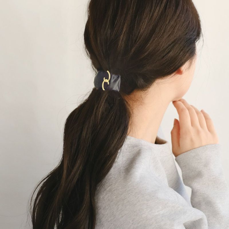 ヘアカフ メタル クロス 2way クラップカフ ポニーフック