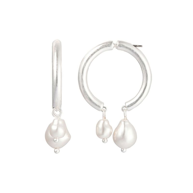 【LIMITED NUMBER】MOON ピアス マットメタル バイナリースター チタンポスト スタッドピアス