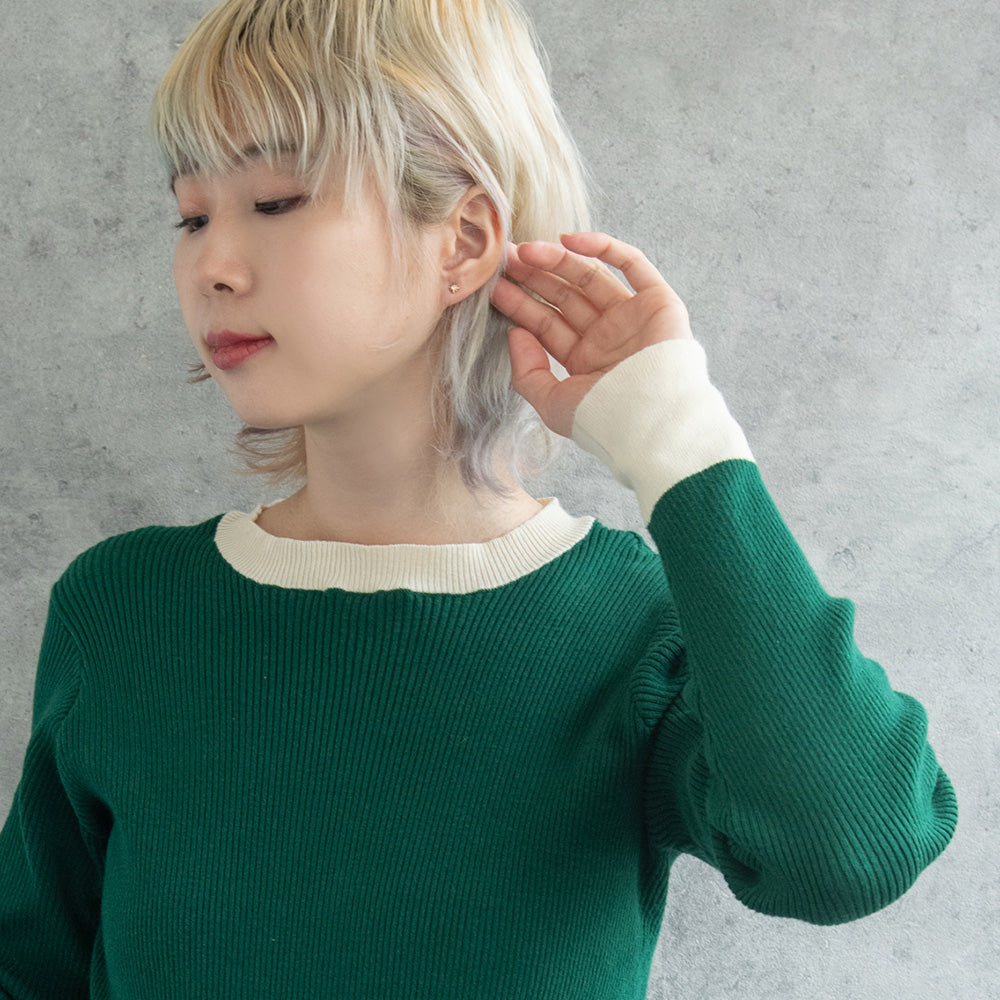 ボディピアス スター ストーン ストレートバーベル ネジ式 サージカルステンレス 14G 【1個販売】