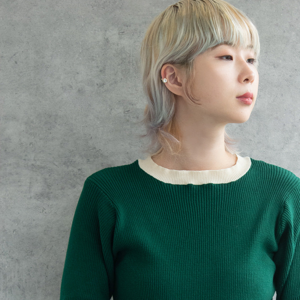 ボディピアス キュービックジルコニア デコレーション フレーム ストレートバーベル 両ネジ式 サージカルステンレス 18G 【1個販売】