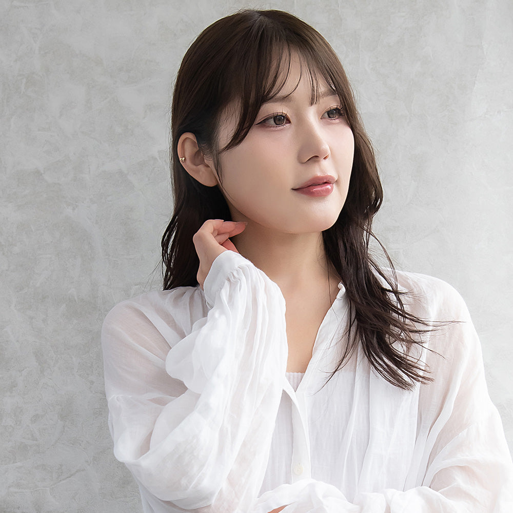 ボディピアス ぷっくり ハート ストレートバーベル ネジ式 サージカルステンレス 18G 【1個販売】