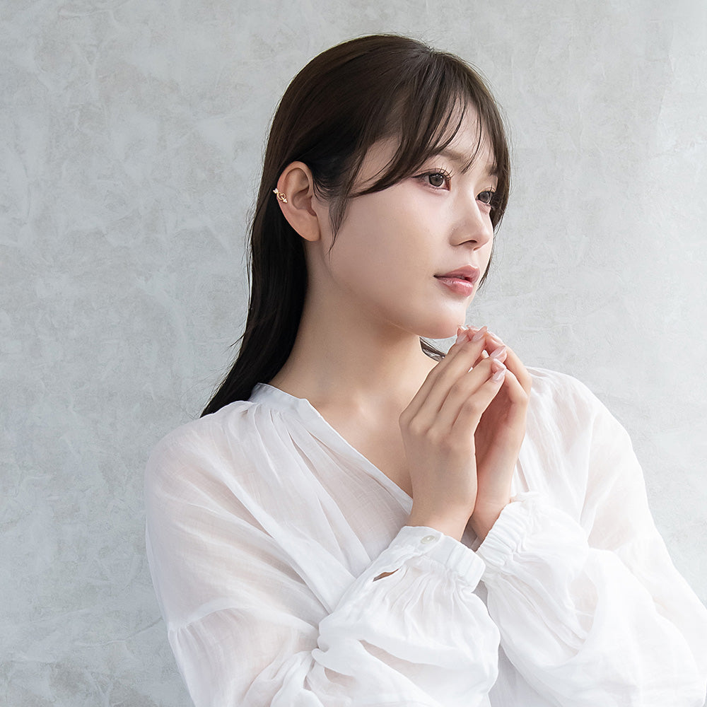 ボディピアス ハート アロー キュービックジルコニア ストレートバーベル ネジ式 サージカルステンレス 16G 【1個販売】