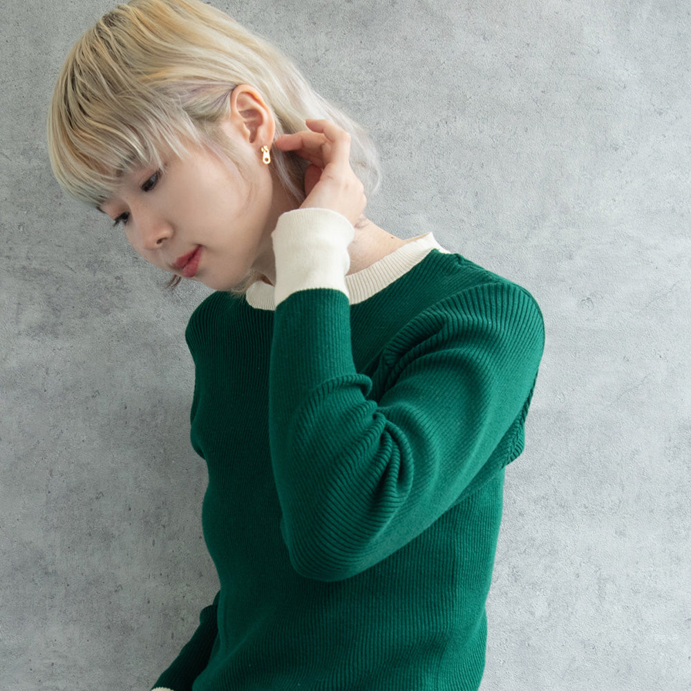 ボディピアス ファスナー ジッパー チャック ストレートバーベル ネジ式 サージカルステンレス 14G 【1個販売】