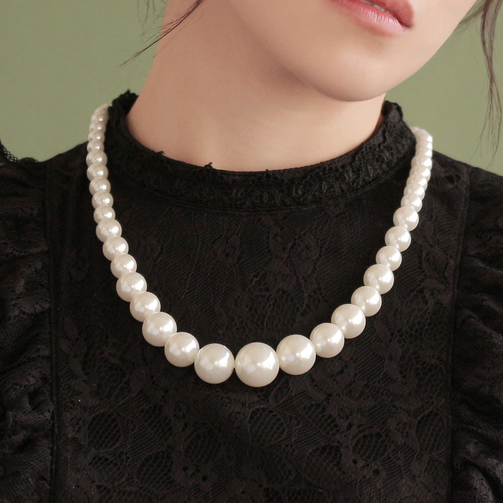 ネックレス パール 19mm玉 ロングネックレス – OSEWAYAオンラインストア