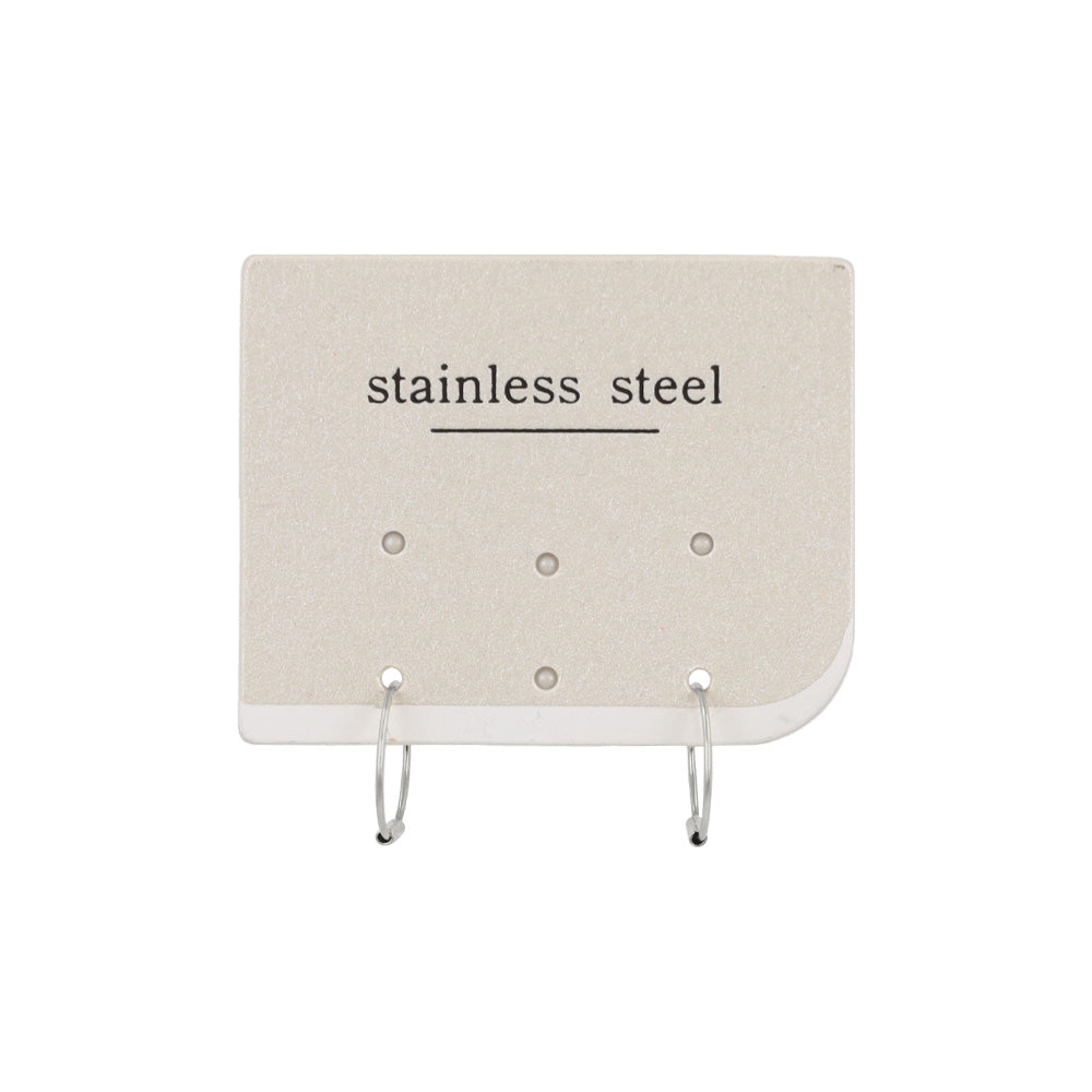 ピアス ステンレス 1cm シームレスリング フープピアス