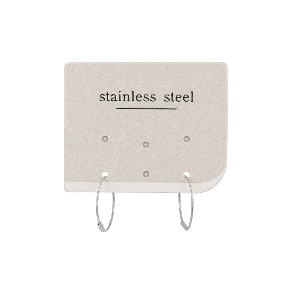 ピアス ステンレス 1.3cm シームレスリング フープピアス