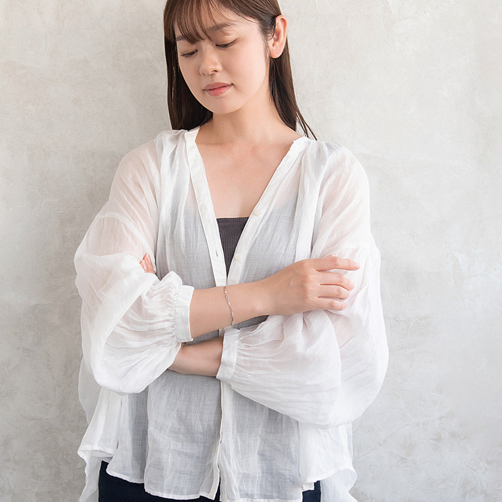 ブレスレット ニッケルフリー メタル アーモンド ストーン ドットチェーン マグネットブレスレット