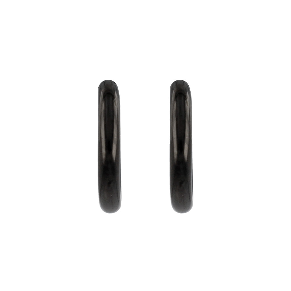 イヤリング ステンレス メタル 12mm フープタイプ パイプイヤリング