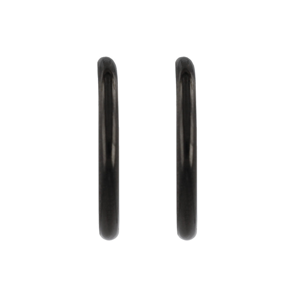 イヤリング ステンレス メタル 20mm フープタイプ パイプイヤリング